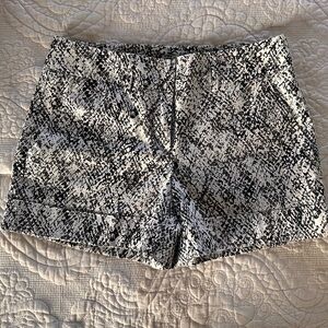 Snake Print Shorts Size 6